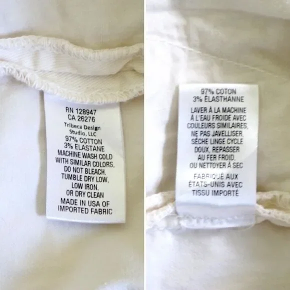 Nili Lotan Size 2 Granada Bermuda Shorts White Stretch Cotton Twill - Picture 9 of 9